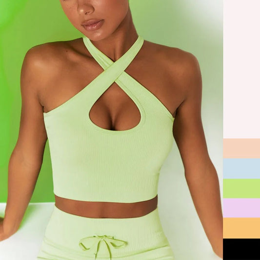 MELON GREEN SPORT BRA